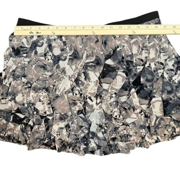 Princess Vera Wang Layered Ruffled Mini Skirt Lined Elastic Waist Size Large - Picture 8 of 10